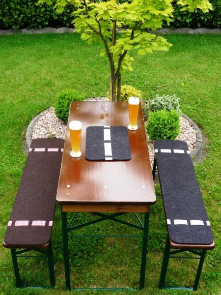 Bankauflage Wollfilz 220cm