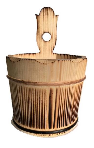 Besteckbehälter 4fach - geflammt